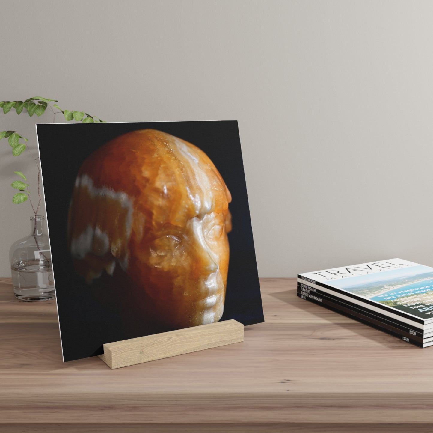 Beeswax Alice Star Faery Print with Wooden Stand