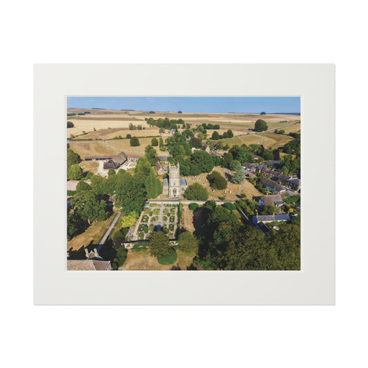 Birds Eye - Avebury | Fine Art Print with Passepartout Paper Frame