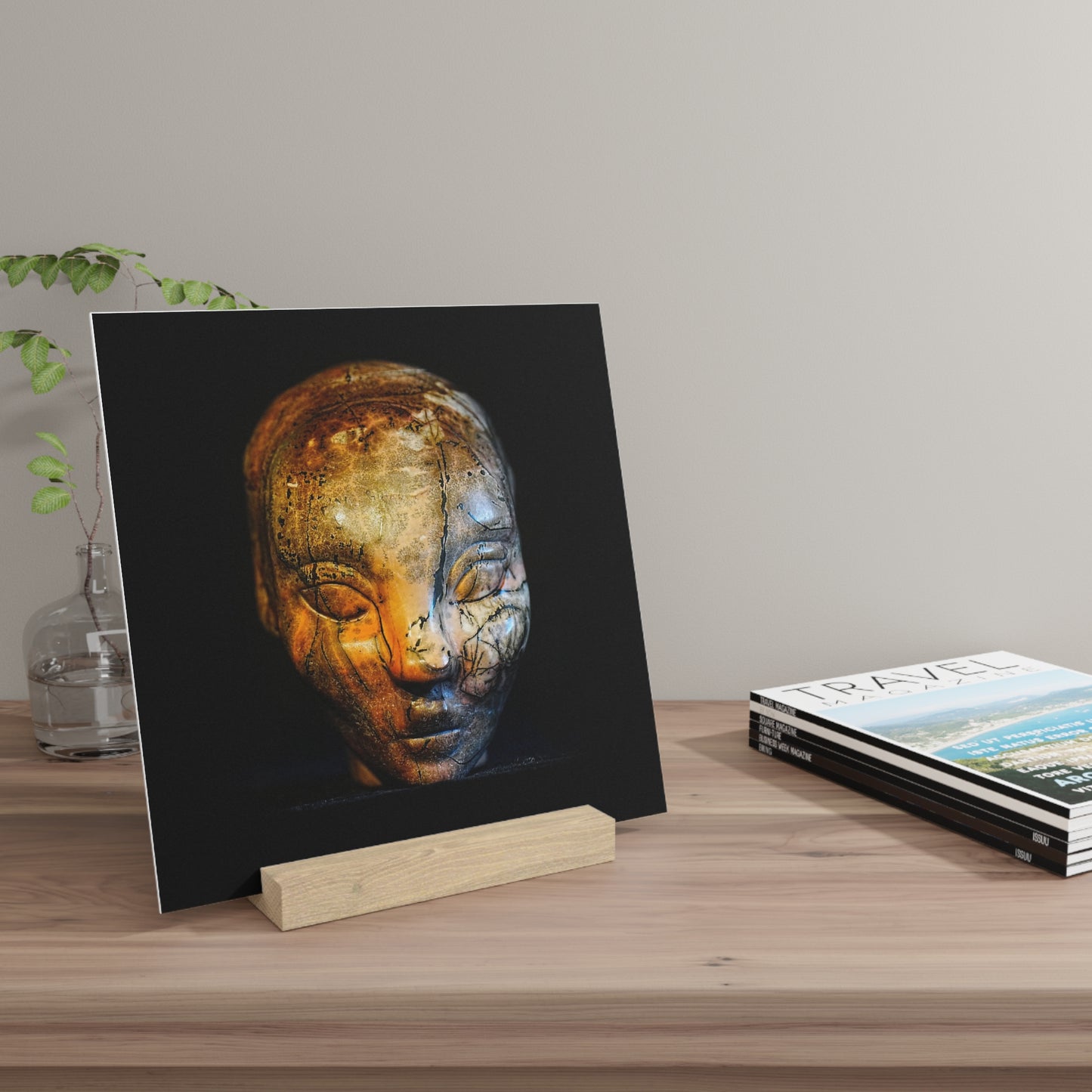 Dream Stone Star Faery - Print with Wooden Stand