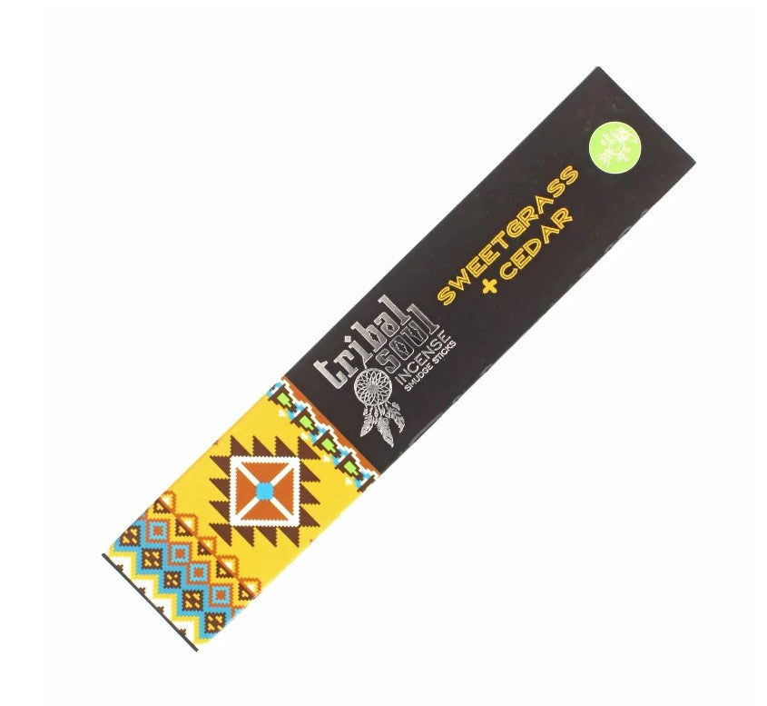Sweet Grass & Cedar Incense Sticks
