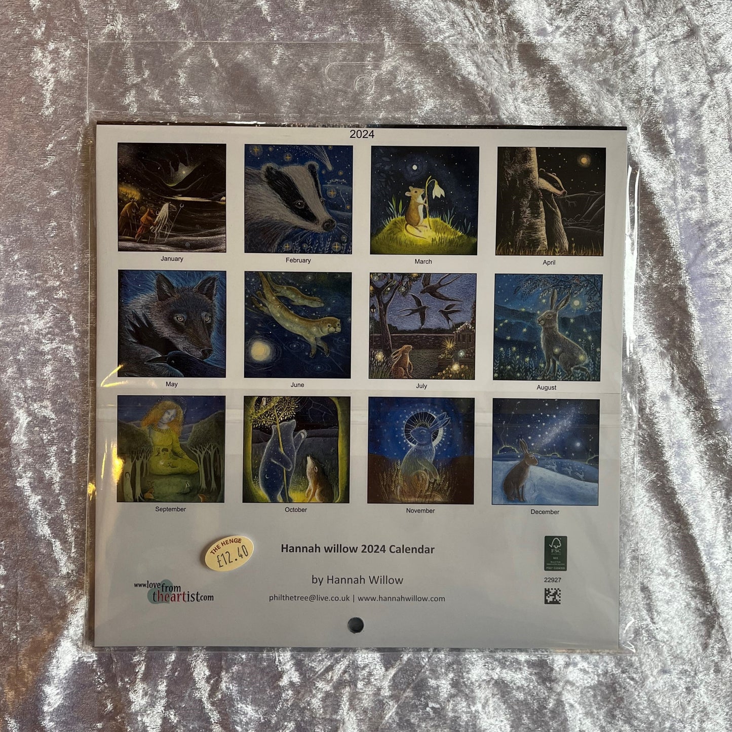 Hannah Willow 2024 Calendar