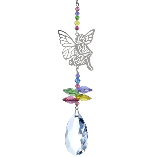 Crystal Fantasy - Sitting Fairy (Rainbow Pastel)