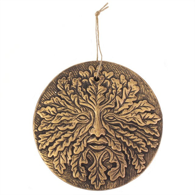 Green Man Wall Plaque