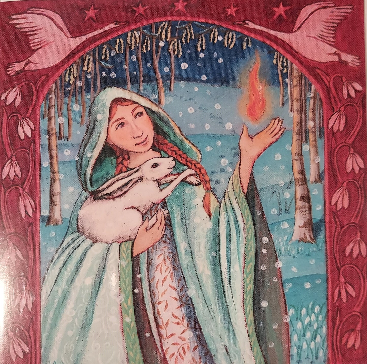 Wendy Andrew - Brigid Holds the Flame of Re-Birth