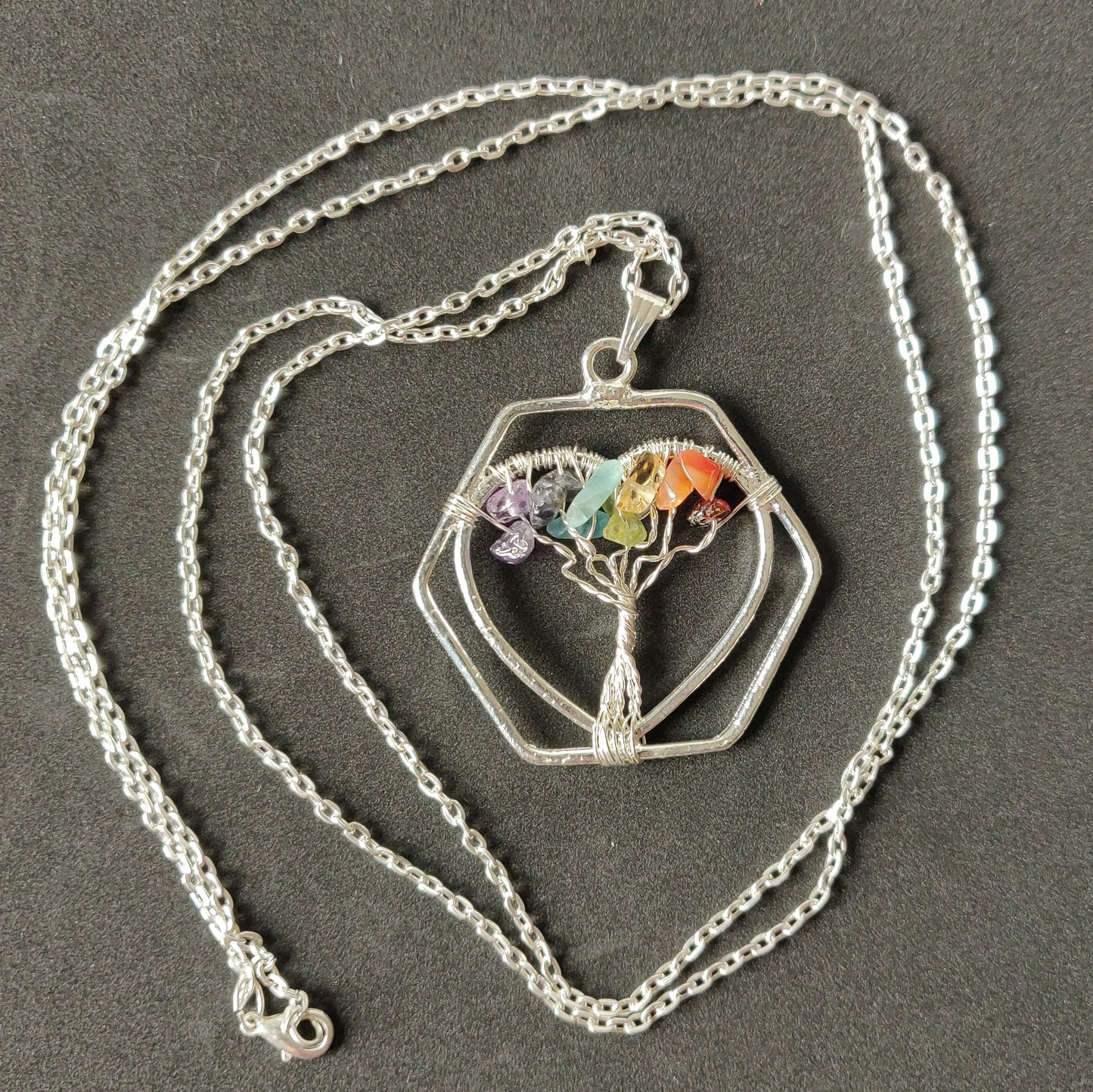 Chakra Tree Pendant