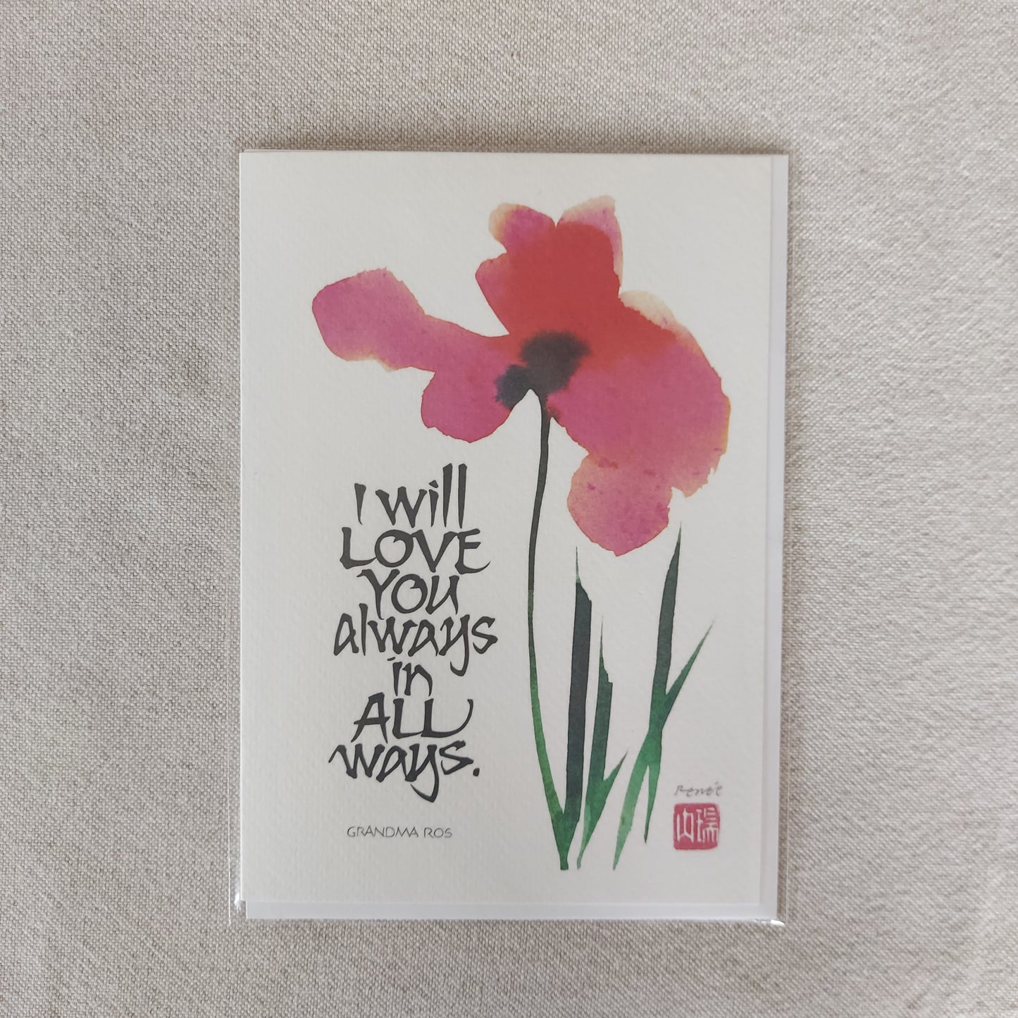 I will Love you always in all ways - Gift Card