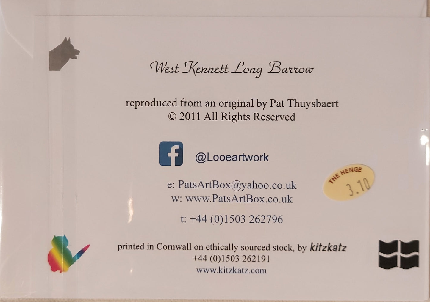 West Kennet Long Barrow - Gift Card