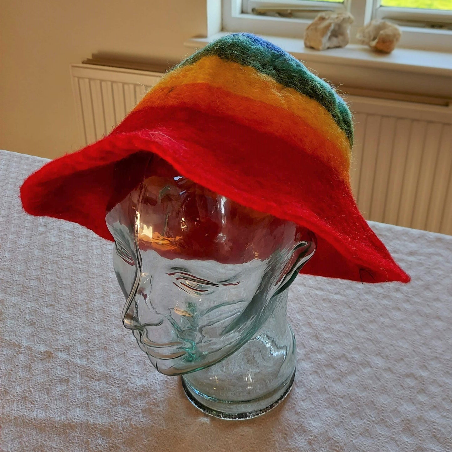 Rainbow Felt Hat