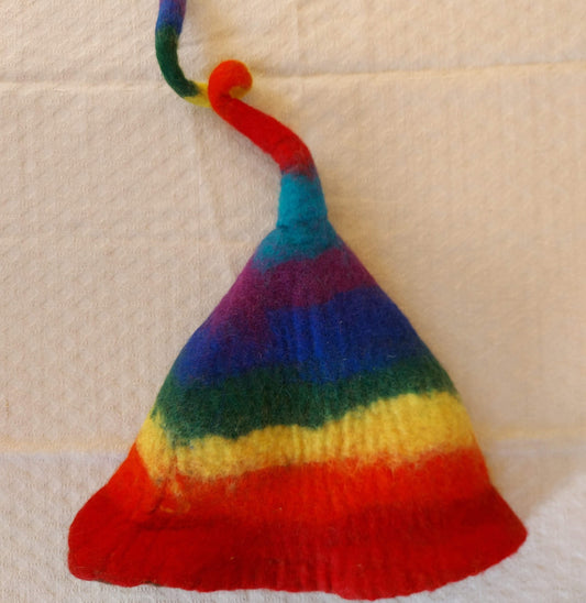 Rainbow Fairy Felt Hat