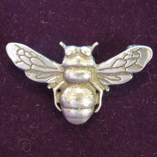 Pewter Bee Brooch (PB885)