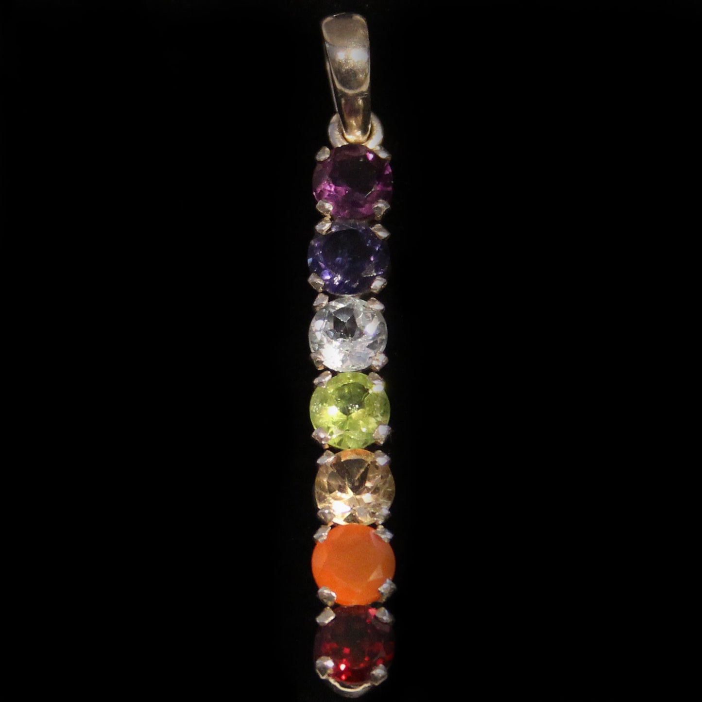 Silver Chakra pendant