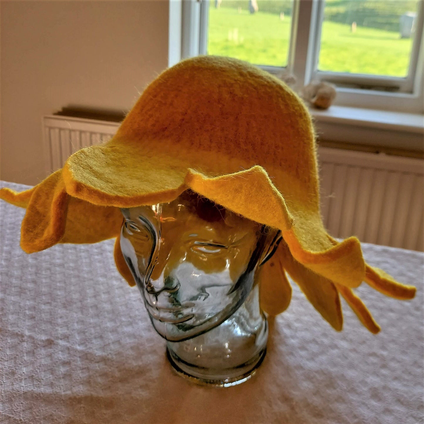 Sunflower Felt Hat