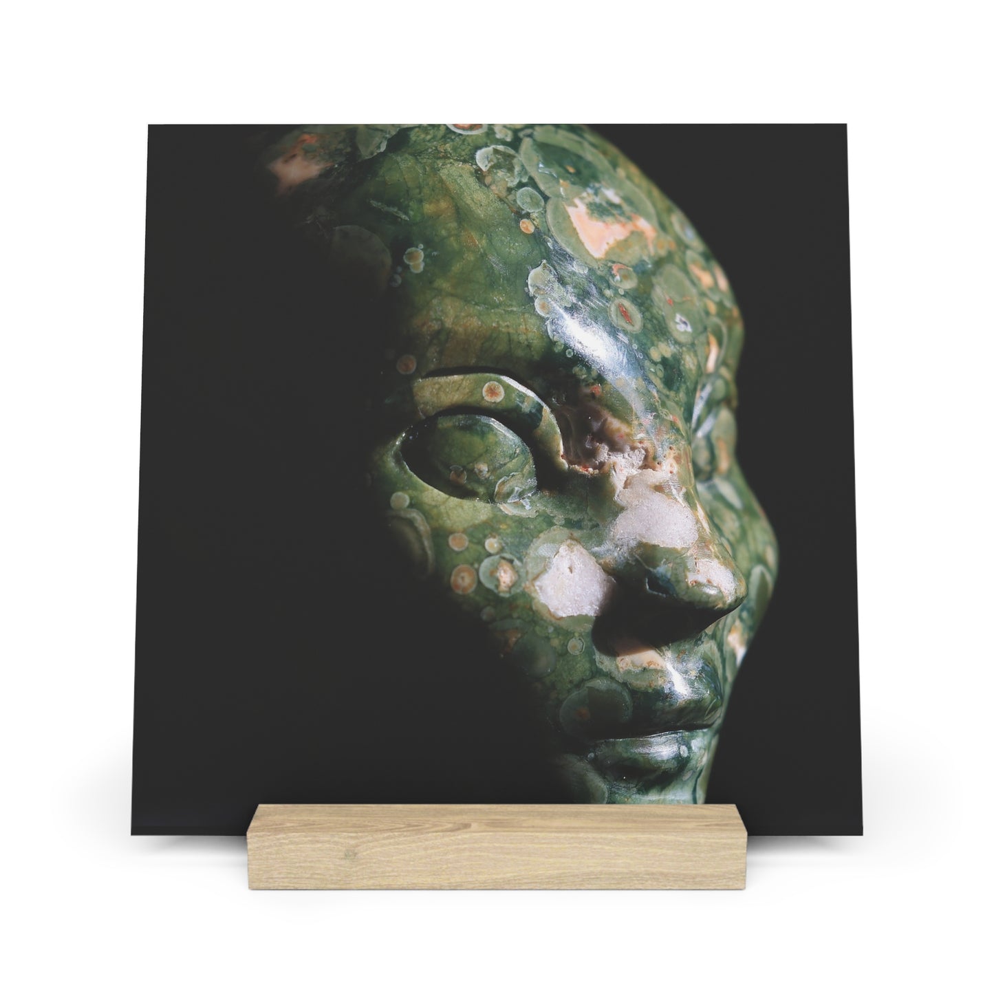 Rainforest Jasper Star Faery - Print with Wooden Stand