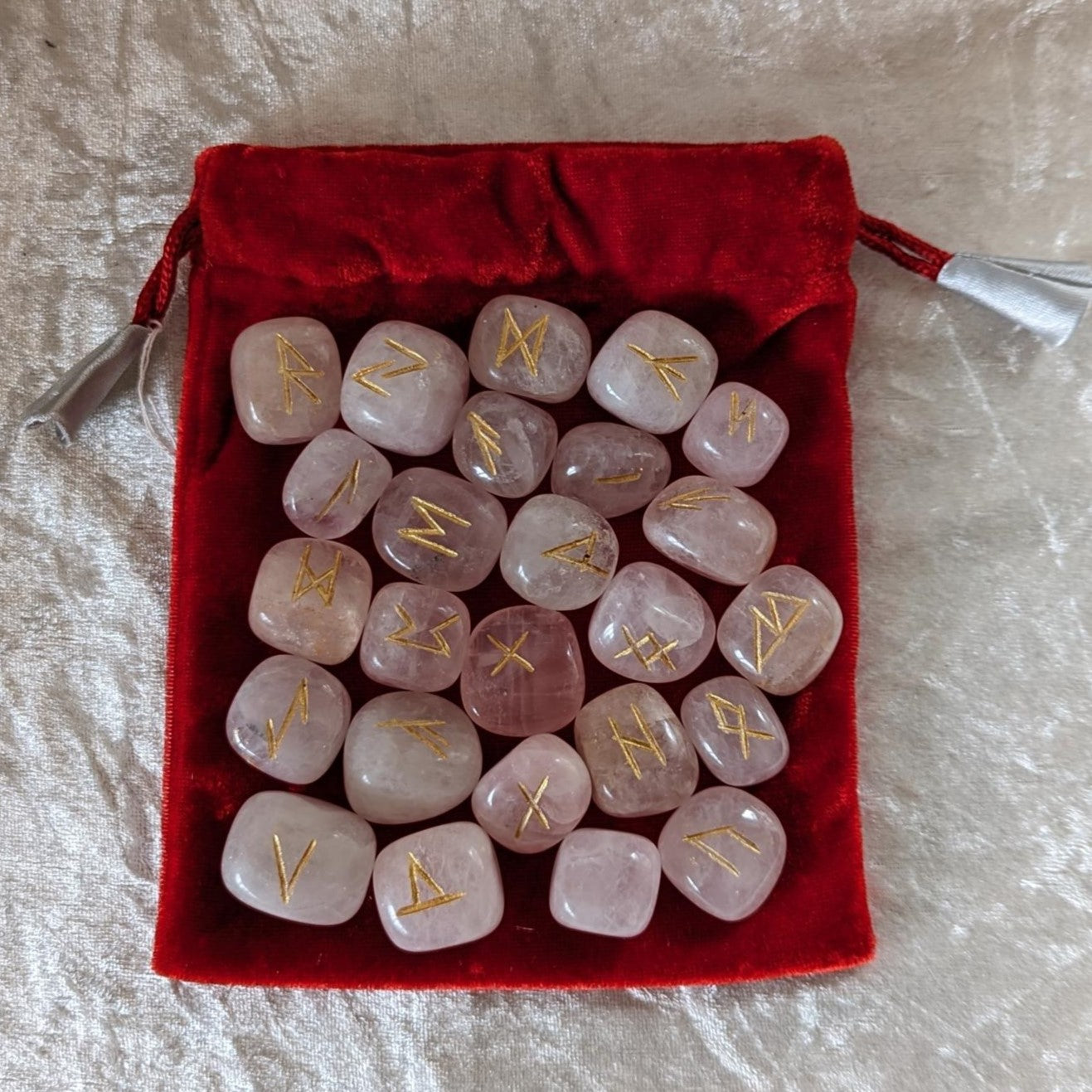 Rose Quartz Runes – Avebury Henge Shop : Celtic & Pagan products inside ...
