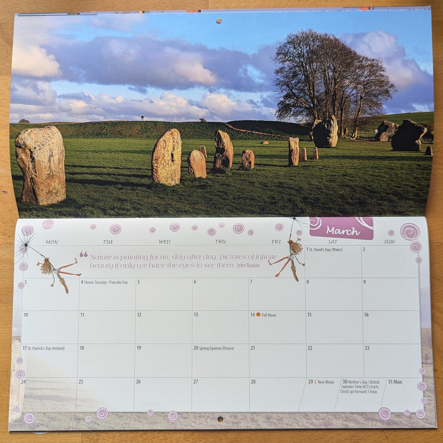 Avebury Henge Shop 2025 Calendar