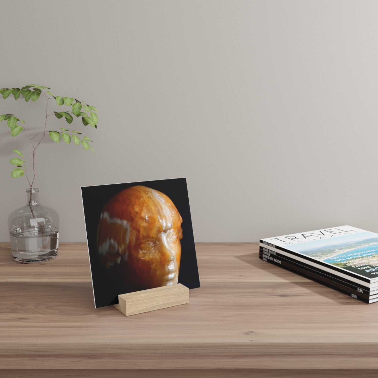 Beeswax Alice Star Faery Print with Wooden Stand