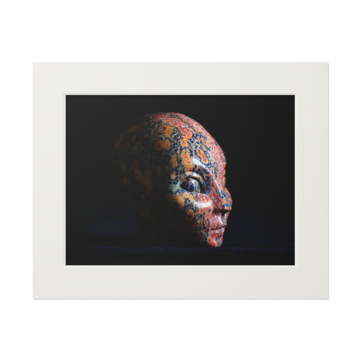 Leopard Jasper Star Faery -  Fine Art Print and Passepartout Paper Frame