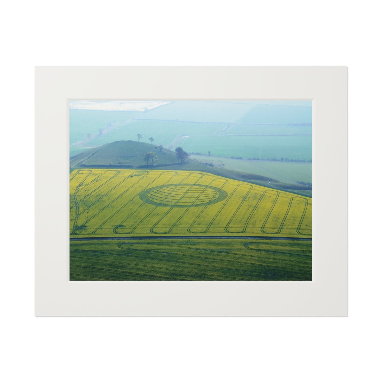 Olivers Castle, Wiltshire – 2007 | Fine Art Print with Passepartout Paper Frame