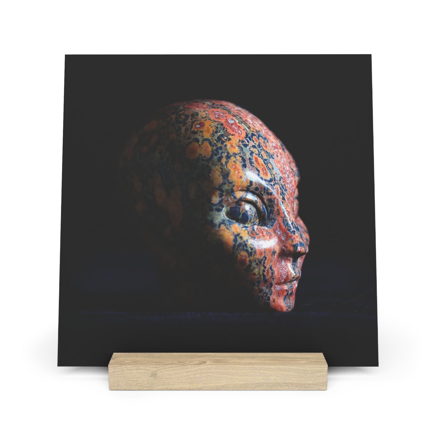 Leopard Jasper Star Faery - Print with Wooden Stand