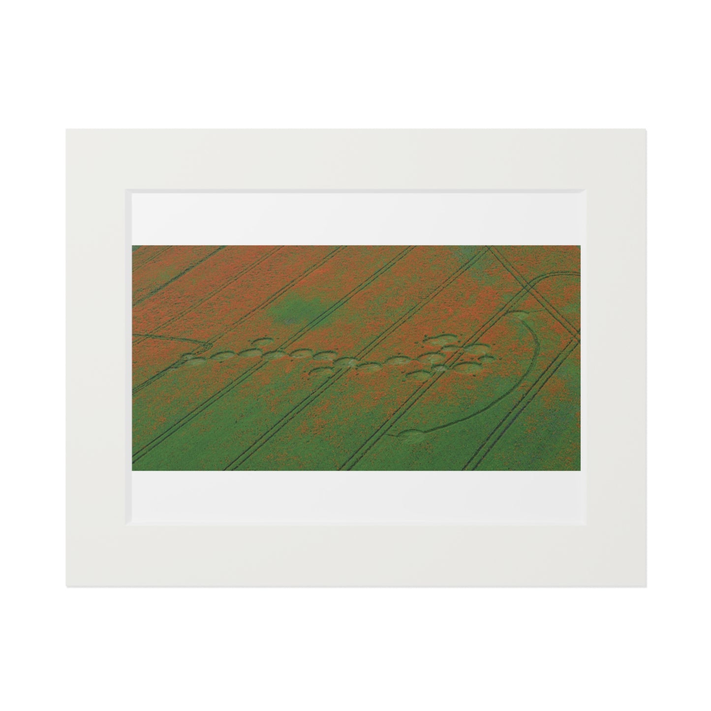Rockley Crop Circle  - 2012 | Fine Art Print with Passepartout Paper Frame