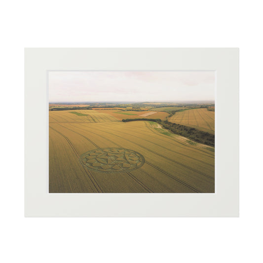 Cheesefoot Head, near Winchester, Hampshire – 2020 | Fine Art Print with Passepartout Paper Frame
