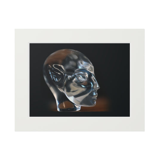 9k Glass  Star Faery -  Fine Art Print and Passepartout Paper Frame