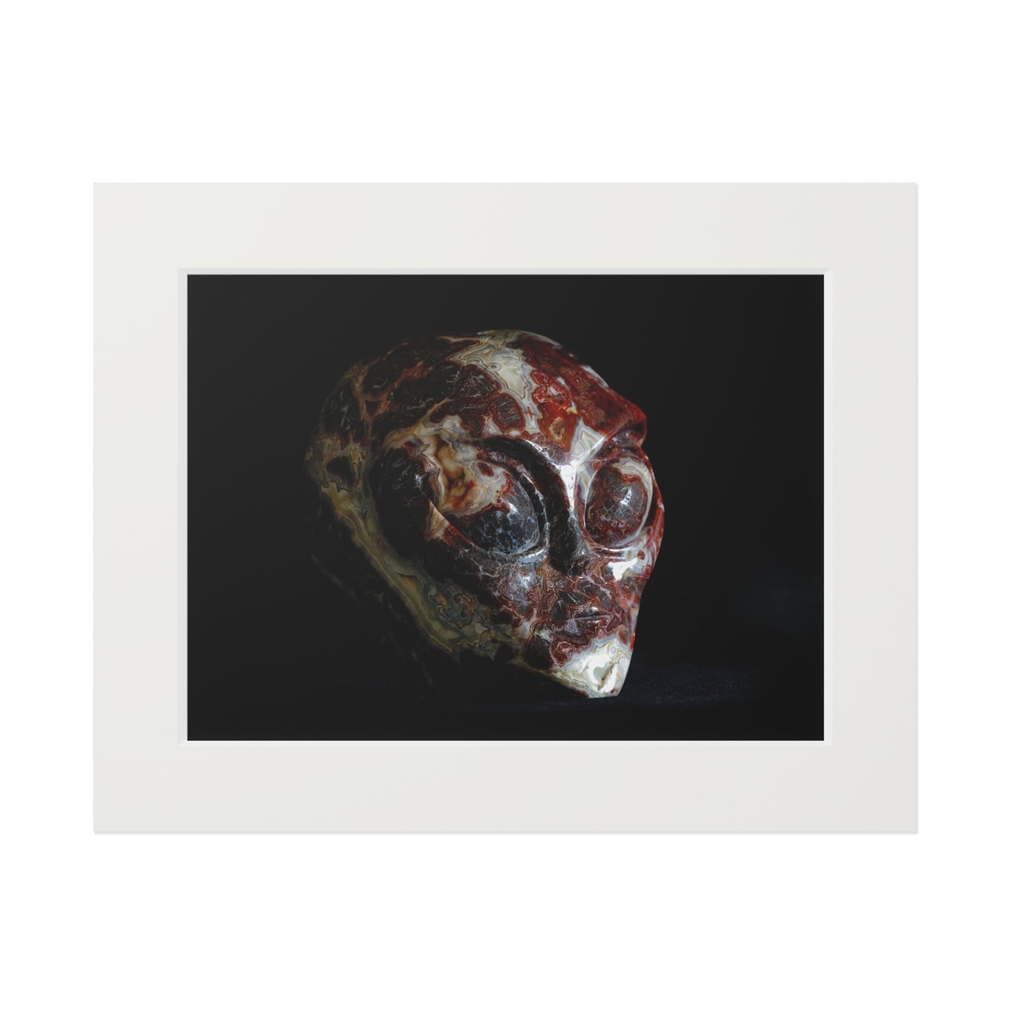 Crazy Lace Being -  Fine Art Print and Passepartout Paper Frame