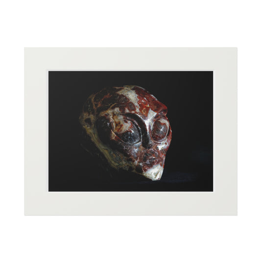 Crazy Lace Being -  Fine Art Print and Passepartout Paper Frame