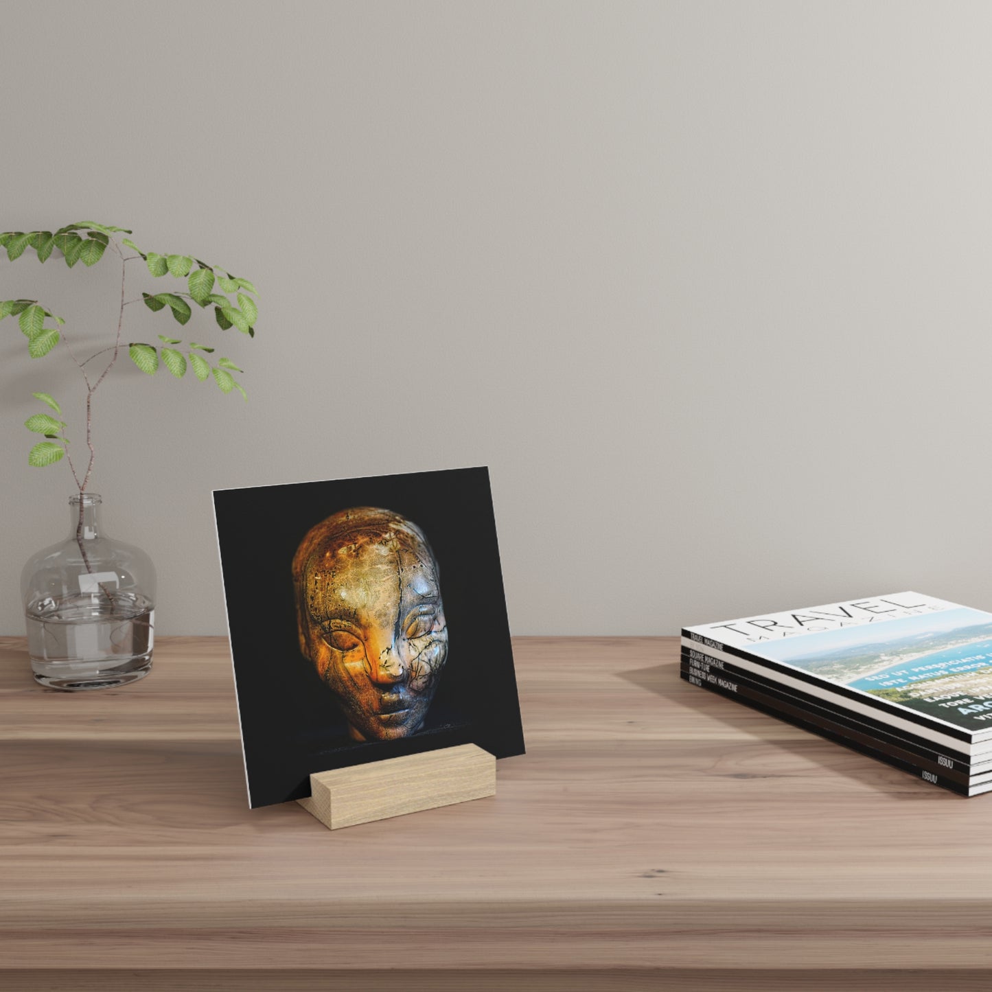 Dream Stone Star Faery - Print with Wooden Stand