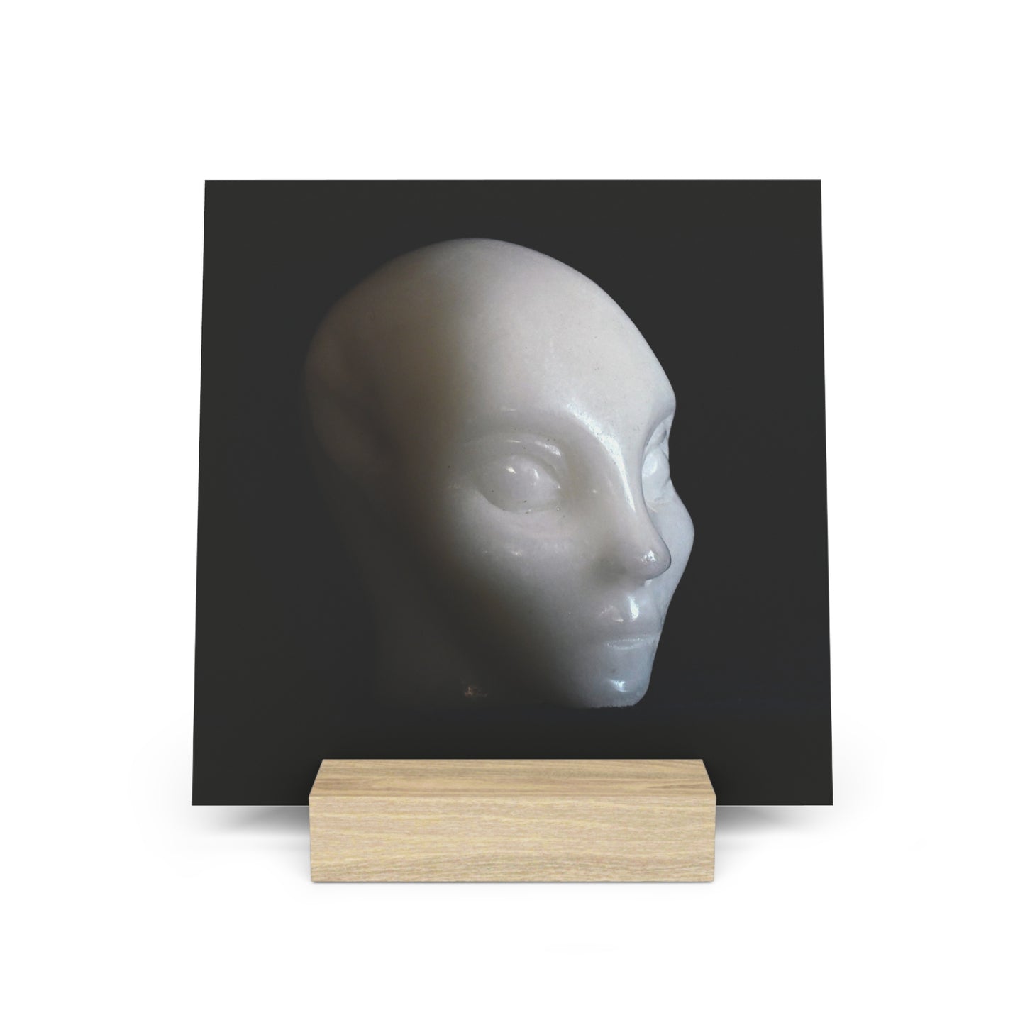 White Jade Star Faery - Print with Wooden Stand