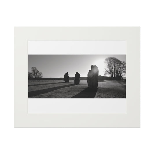 South East Quarter - Avebury  | Fine Art Print with Passepartout Paper Frame