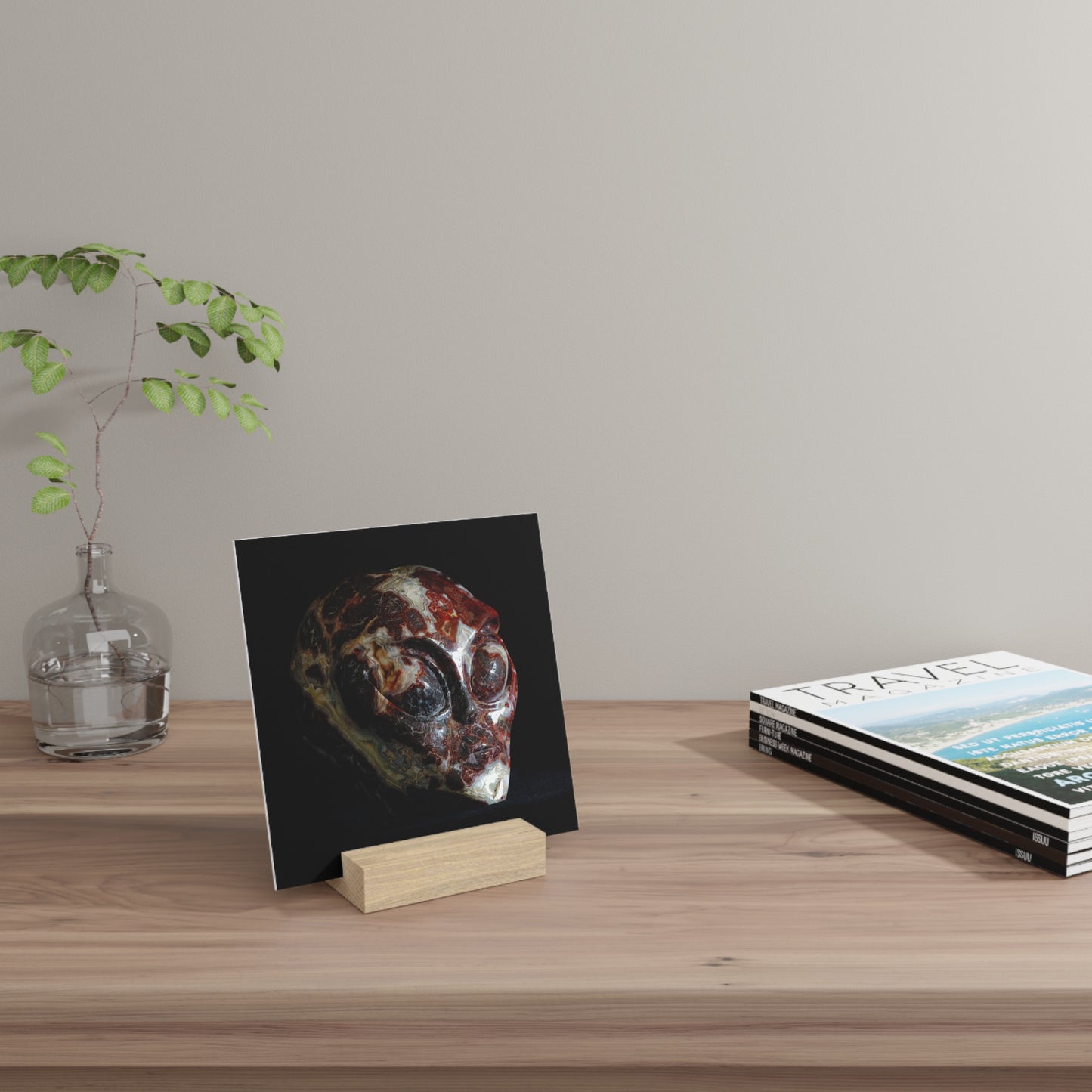 Crazy Lace Being - Print with Wooden Stans