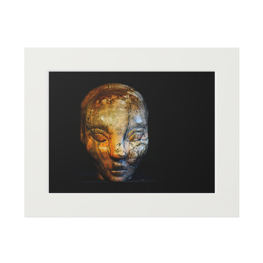 Dream Stone Star Faeryl  -  Fine Art Print and Passepartout Paper Frame