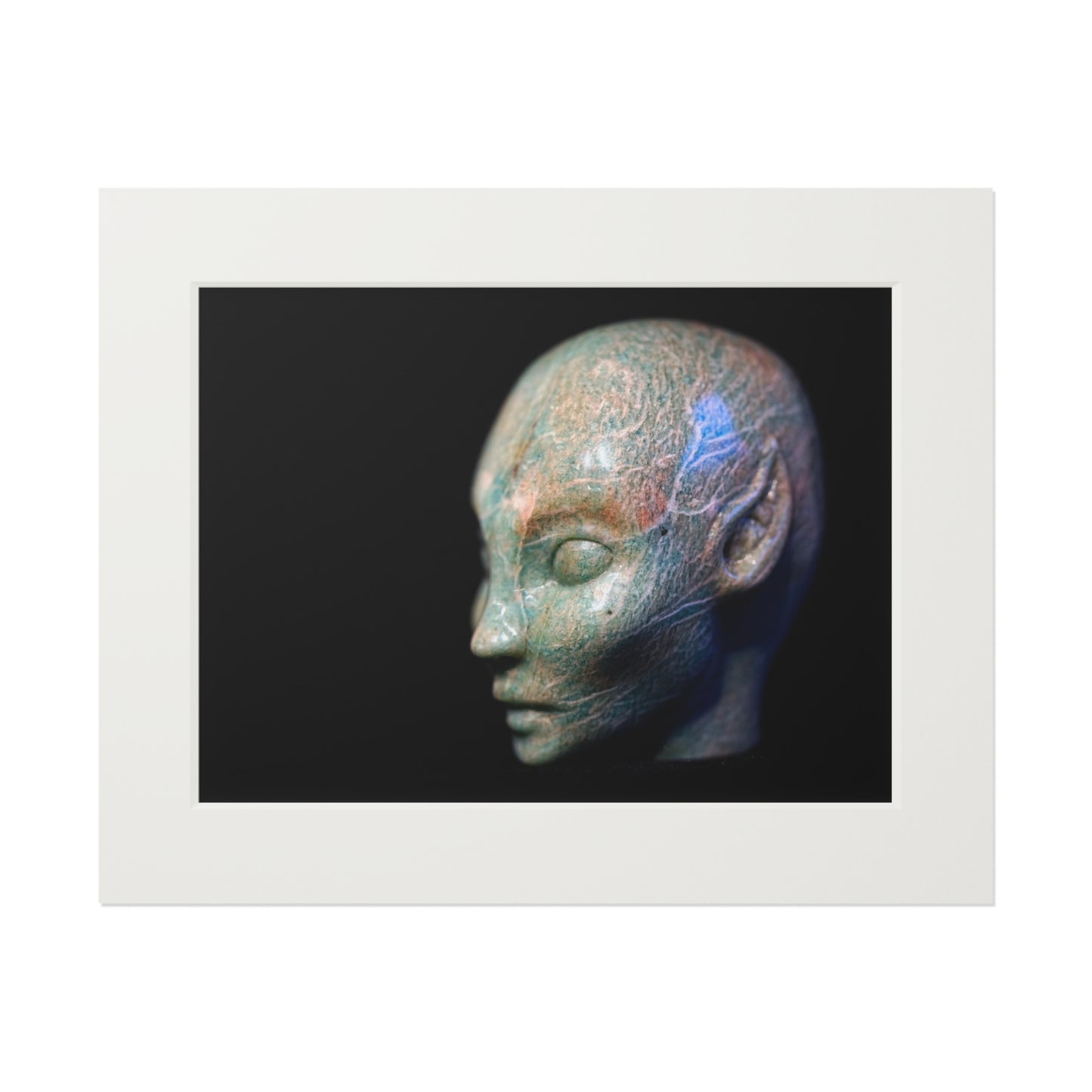 Siberian Amazonite Star Faery -  Fine Art Print and Passepartout Paper Frame