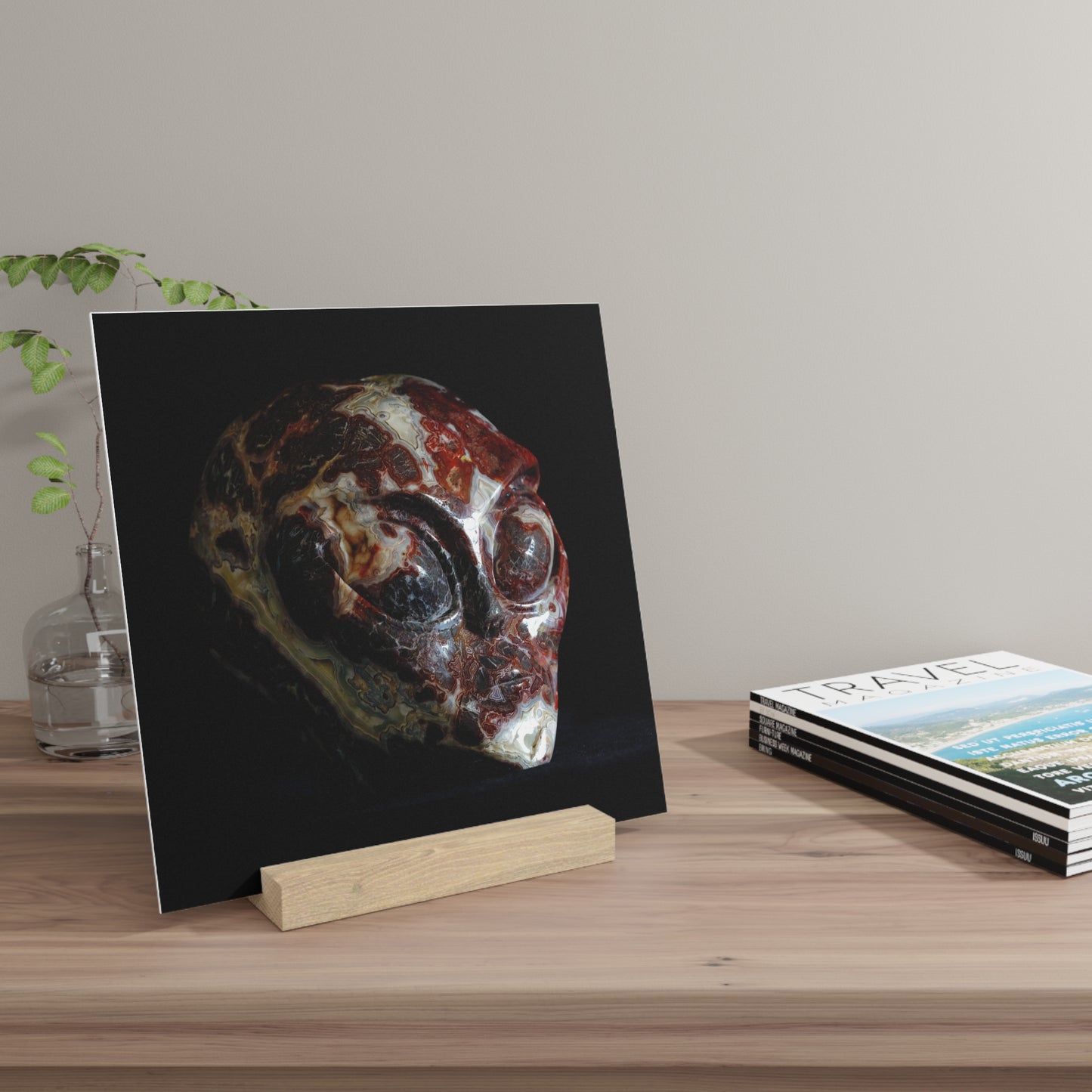 Crazy Lace Being - Print with Wooden Stans