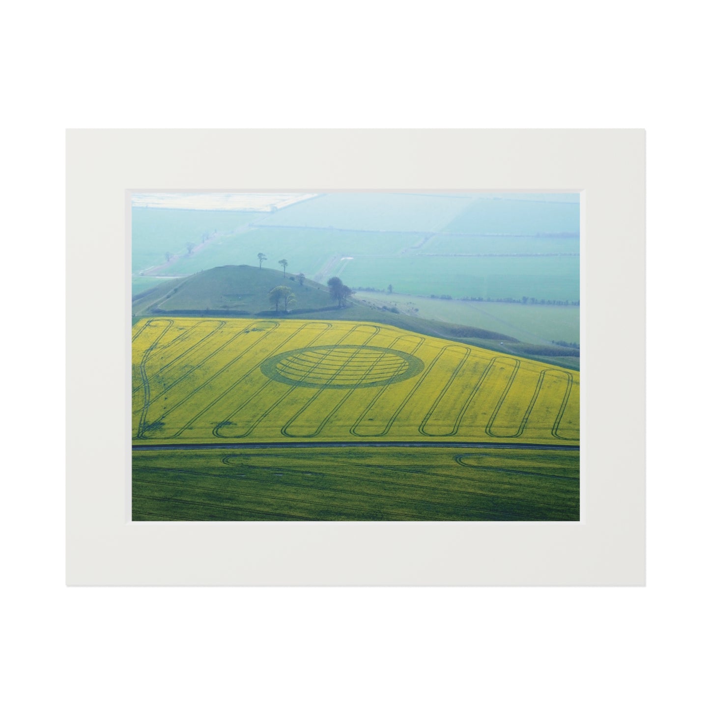 Olivers Castle, Wiltshire – 2007 | Fine Art Print with Passepartout Paper Frame