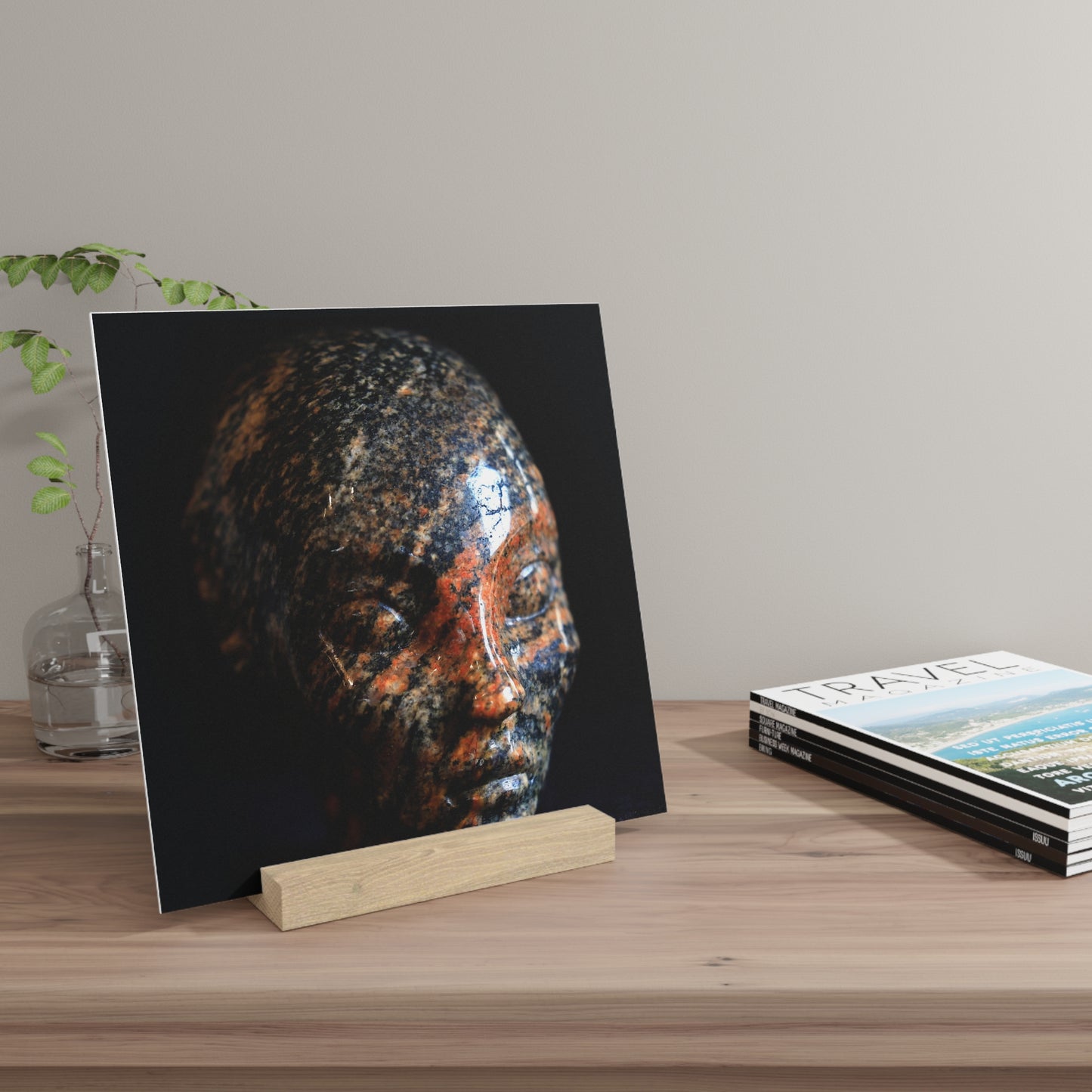 Callanish Gneiss Star Faery - Print with Wooden Stand