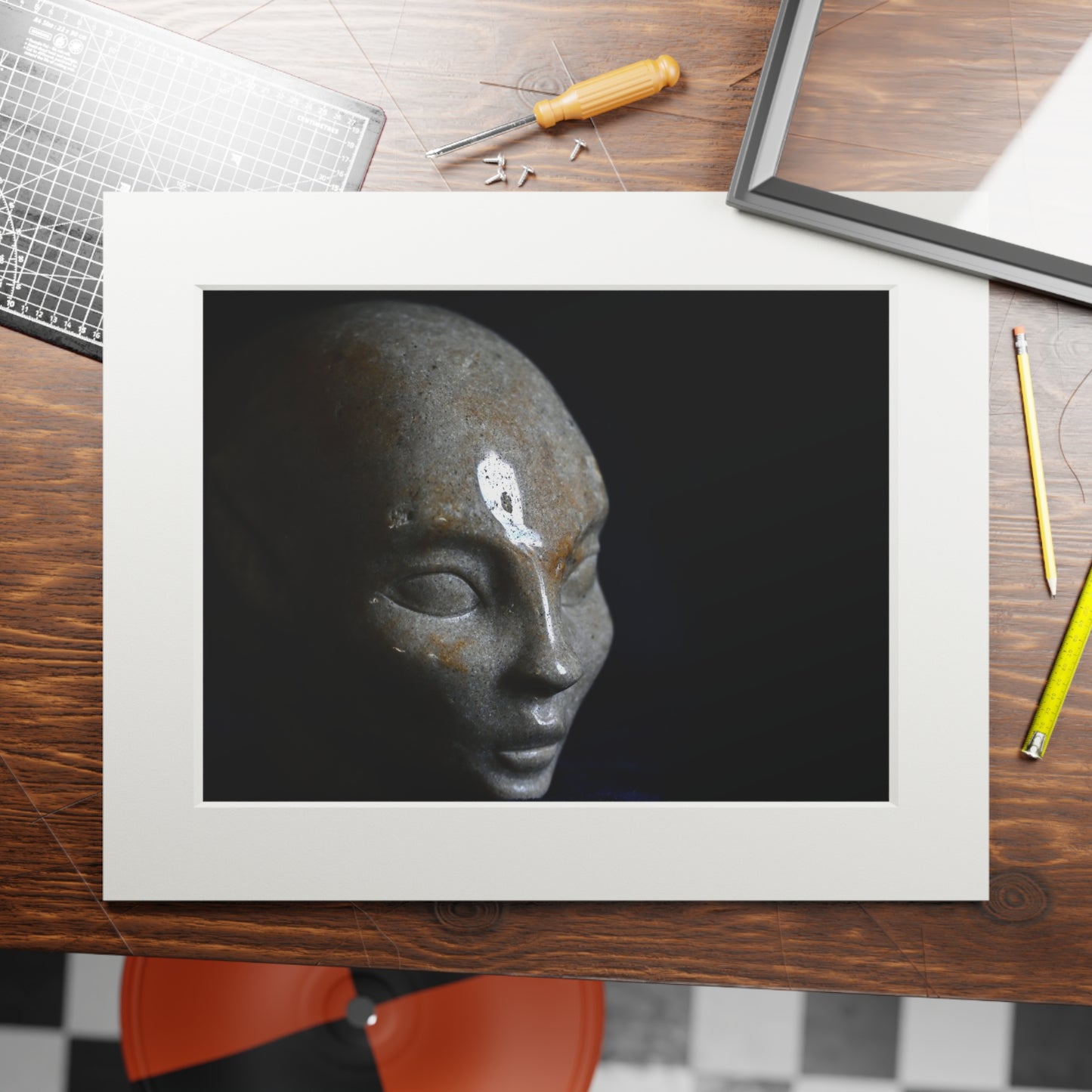 Sarsen Star Faery -  Fine Art Print and Passepartout Paper Frame