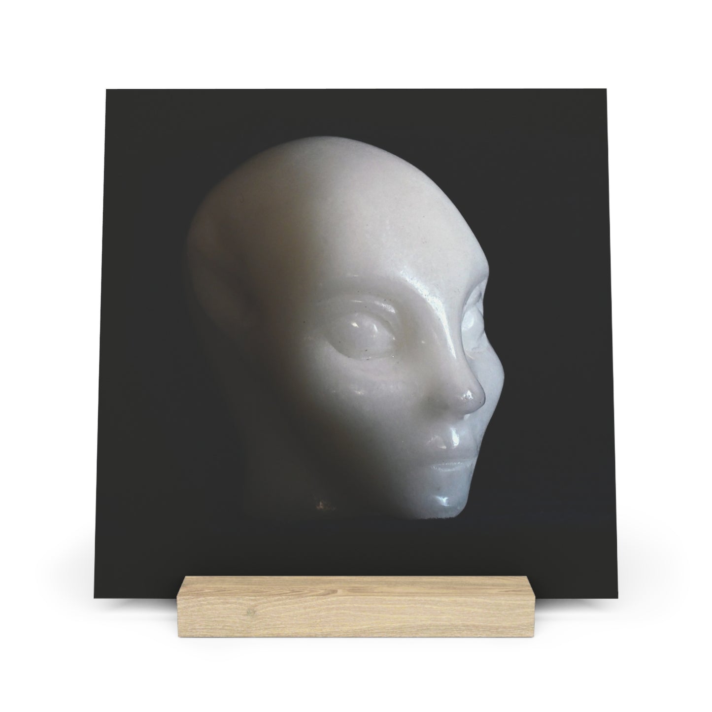 White Jade Star Faery - Print with Wooden Stand