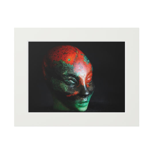 Sonora Sunrise Star Faery  -  Fine Art Print and Passepartout Paper Frame