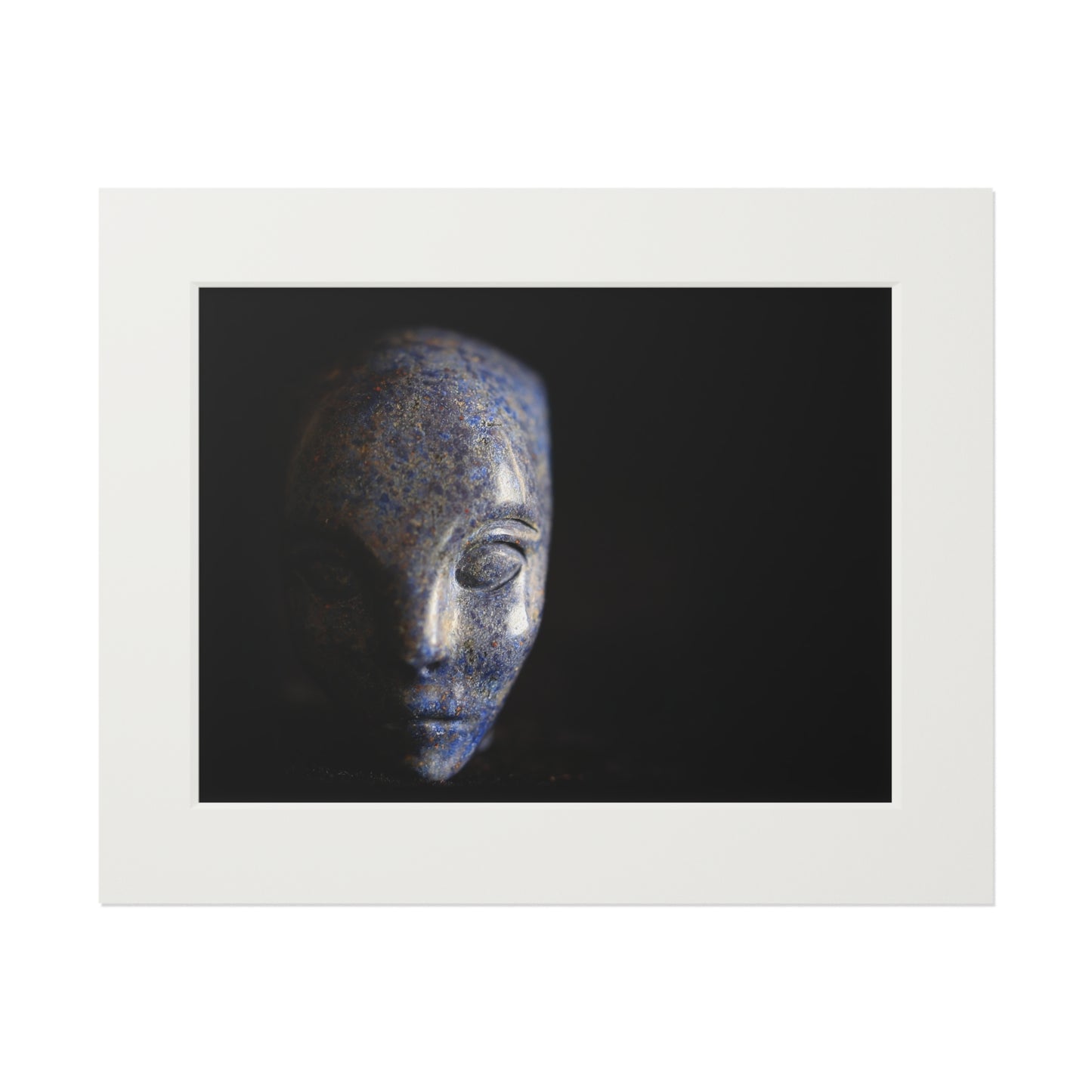 Blue Jasper Elfin -  Fine Art Print and Passepartout Paper Frame