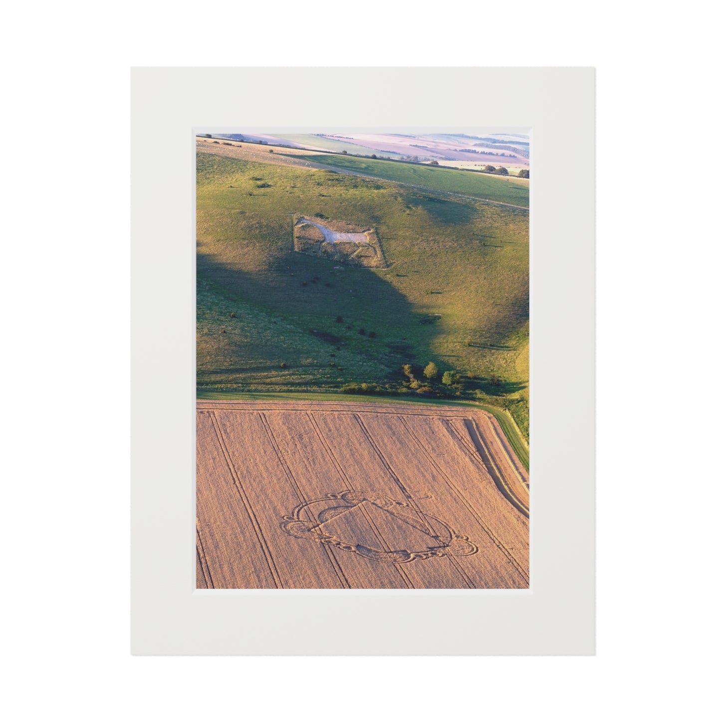 Milk Hill – 2007 | Fine Art Print with Passepartout Paper Frame