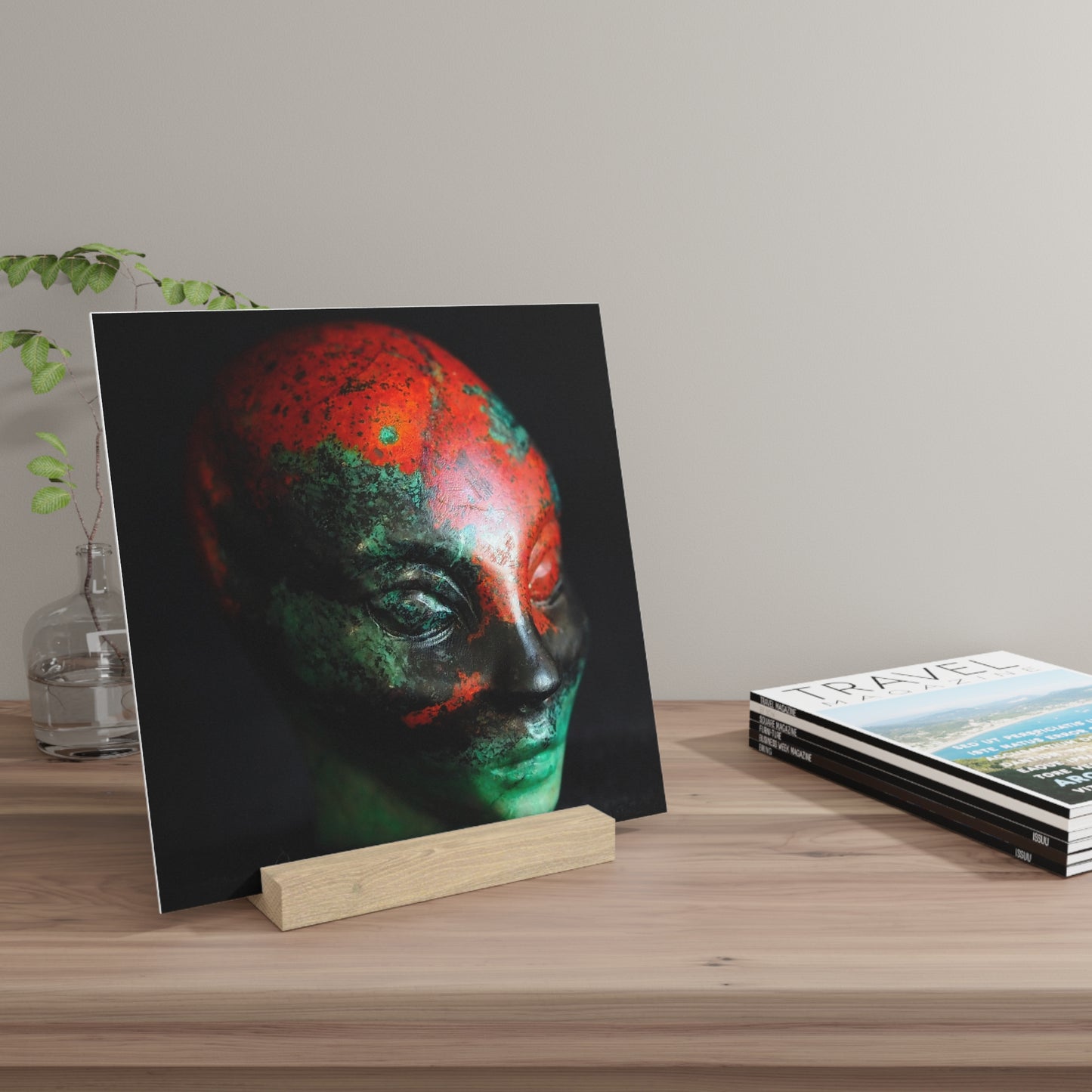 Sonora Sunrise Star Faery - Print with Wooden Stand