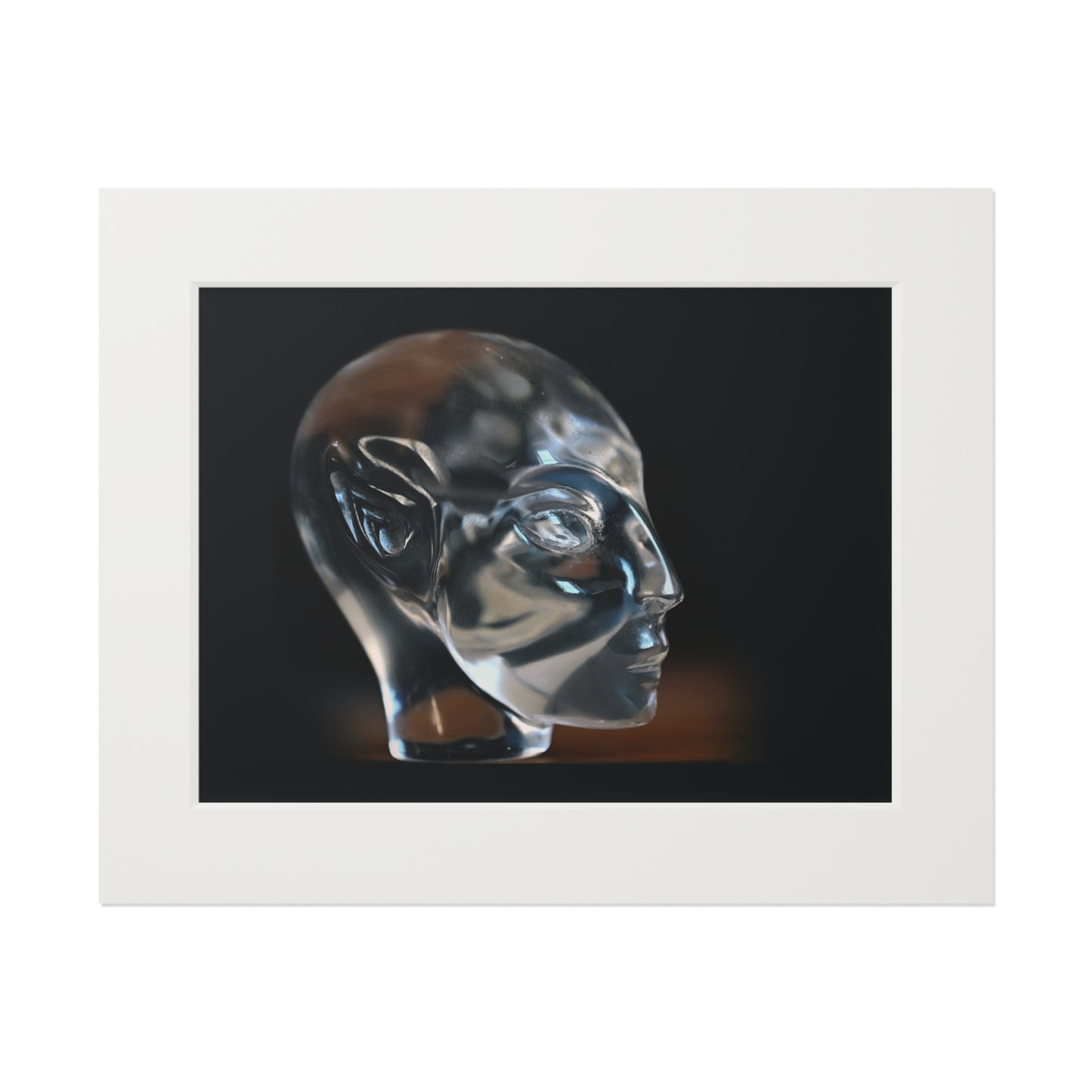 9k Glass  Star Faery -  Fine Art Print and Passepartout Paper Frame