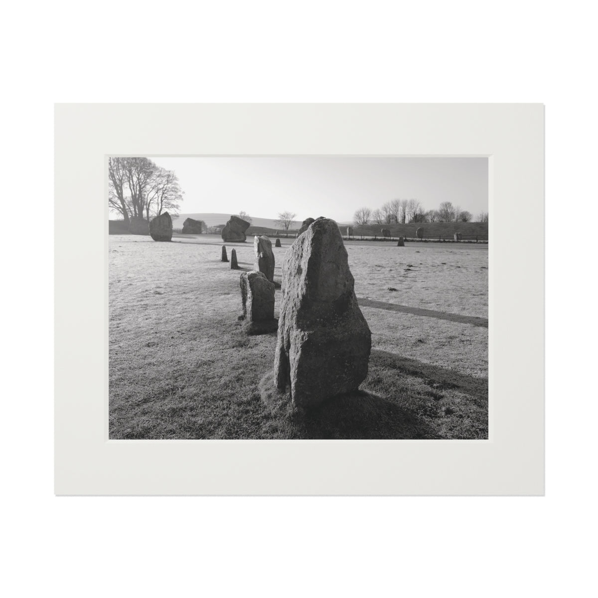 Southern Inner Ring - Avebury | Fine Art Print with Passepartout Paper Frame