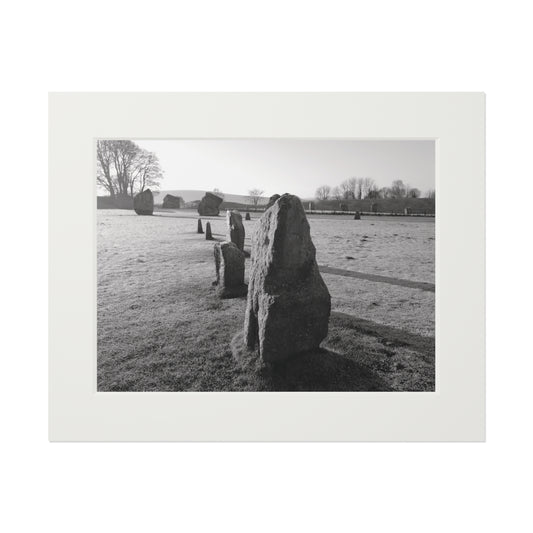 Southern Inner Ring - Avebury | Fine Art Print with Passepartout Paper Frame