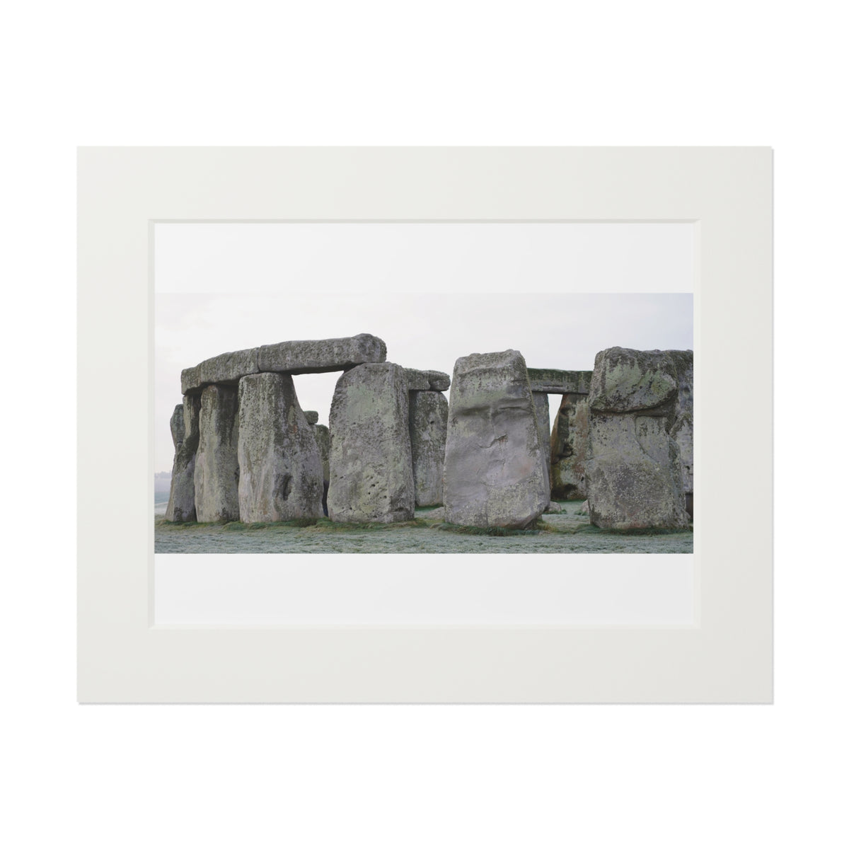 West Kennet Long Barrow | Fine Art Print with Passepartout Paper Frame