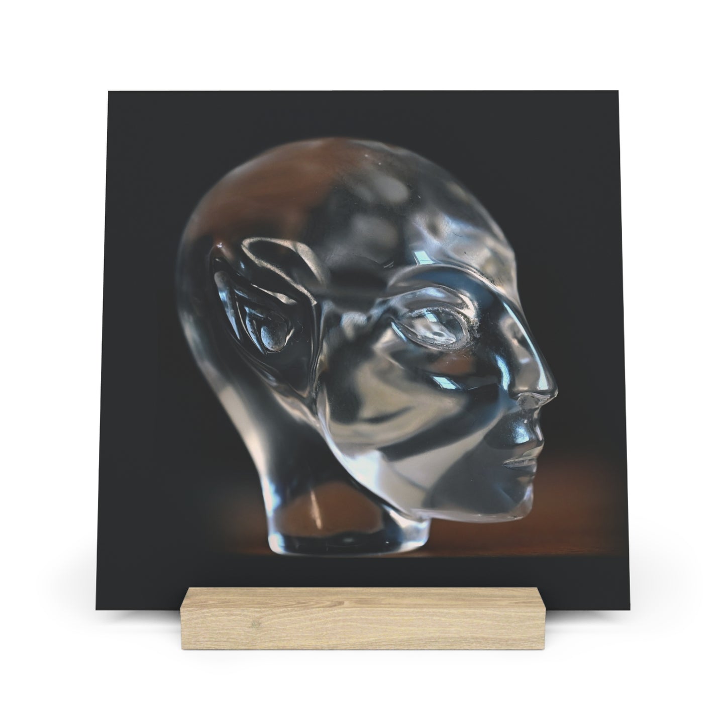 9k Glass Star Faery - Print with Wooden Stand