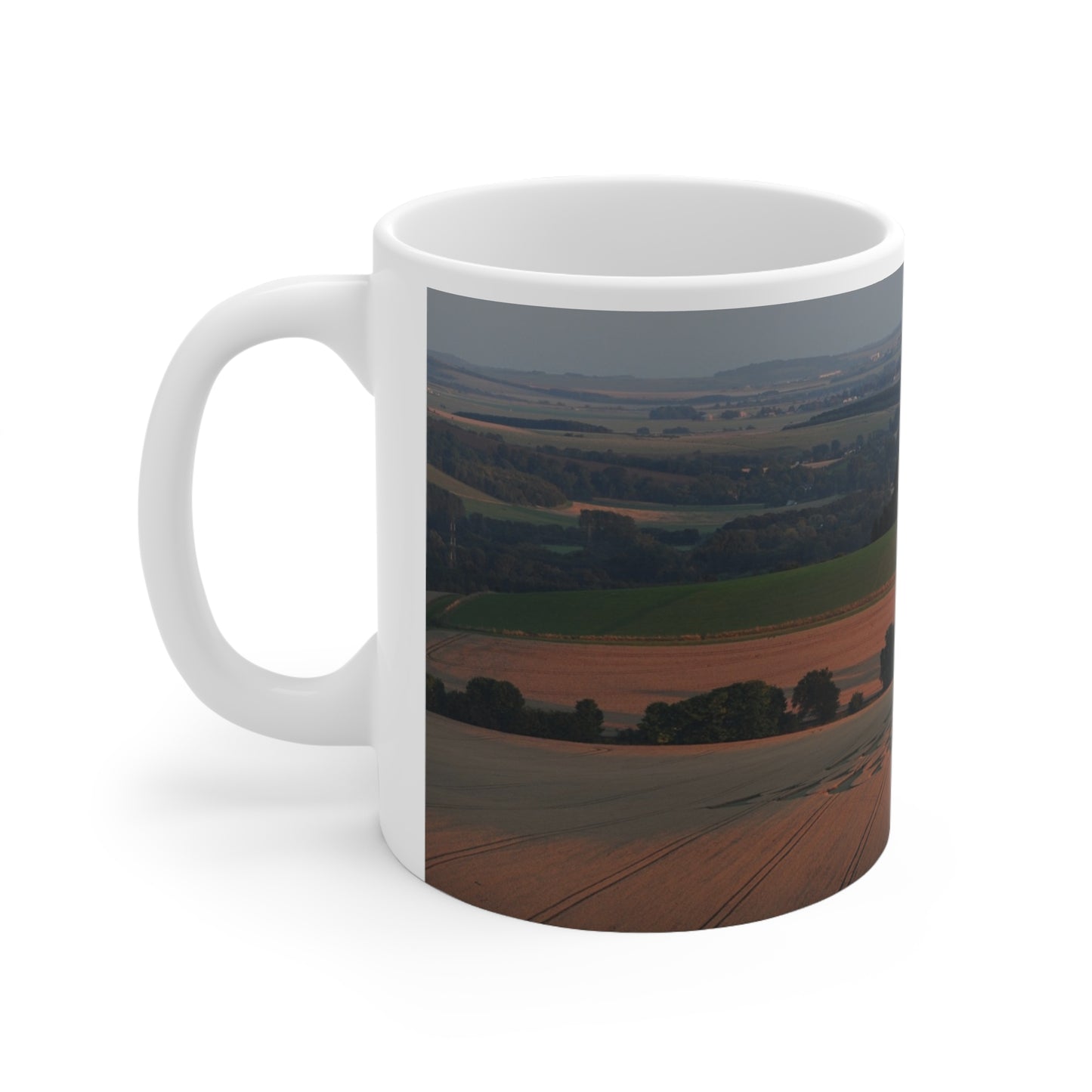 Woodborough Hill & South Field Crop Circle| 2008 - 11oz Ceramic Mug