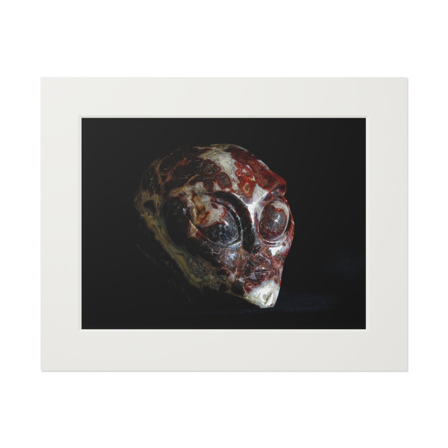 Crazy Lace Being -  Fine Art Print and Passepartout Paper Frame